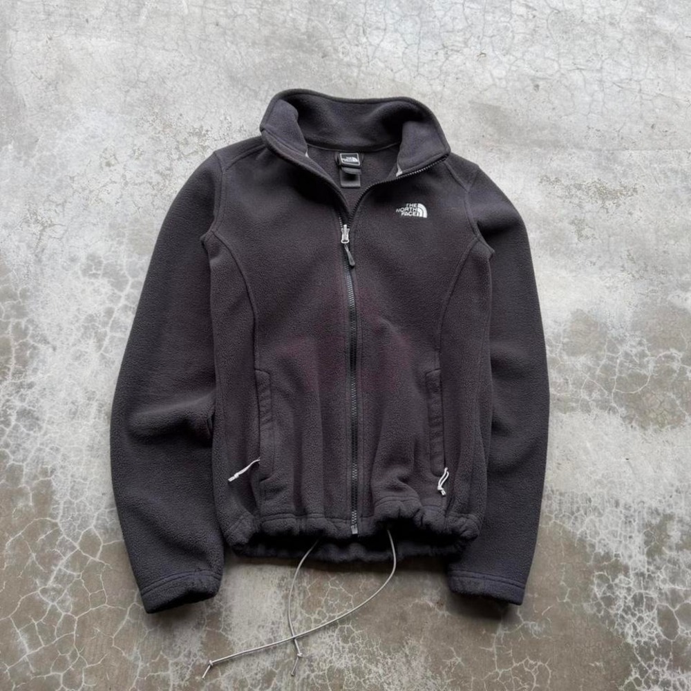 Vintage Black The North Face Basic fleece full zip jacket  Womens size small
